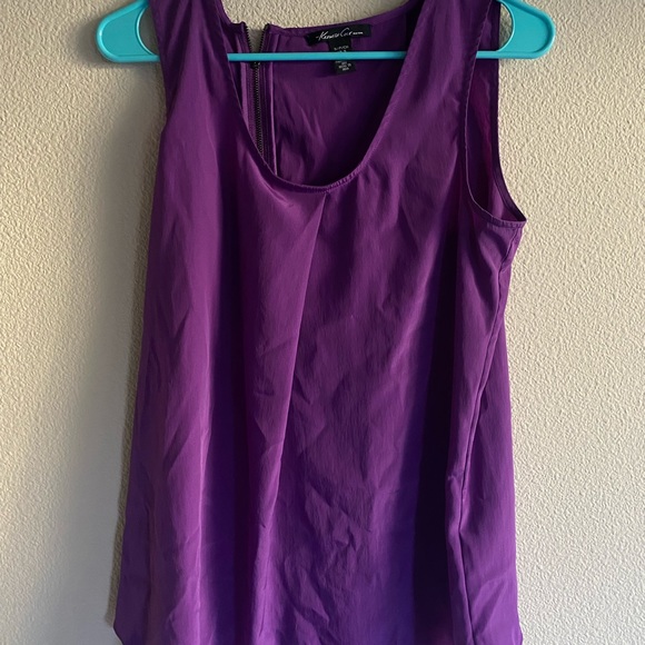 Purple Flowy Kenneth Cole New York Tunic Top - Picture 2 of 9